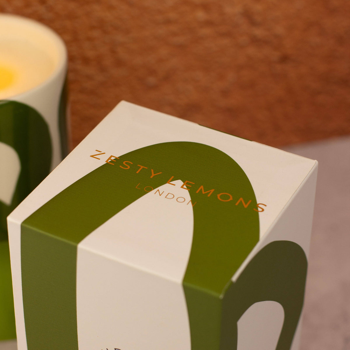 Kiln: Drip Glaze Candle Olive - Activated Charcoal & Matcha