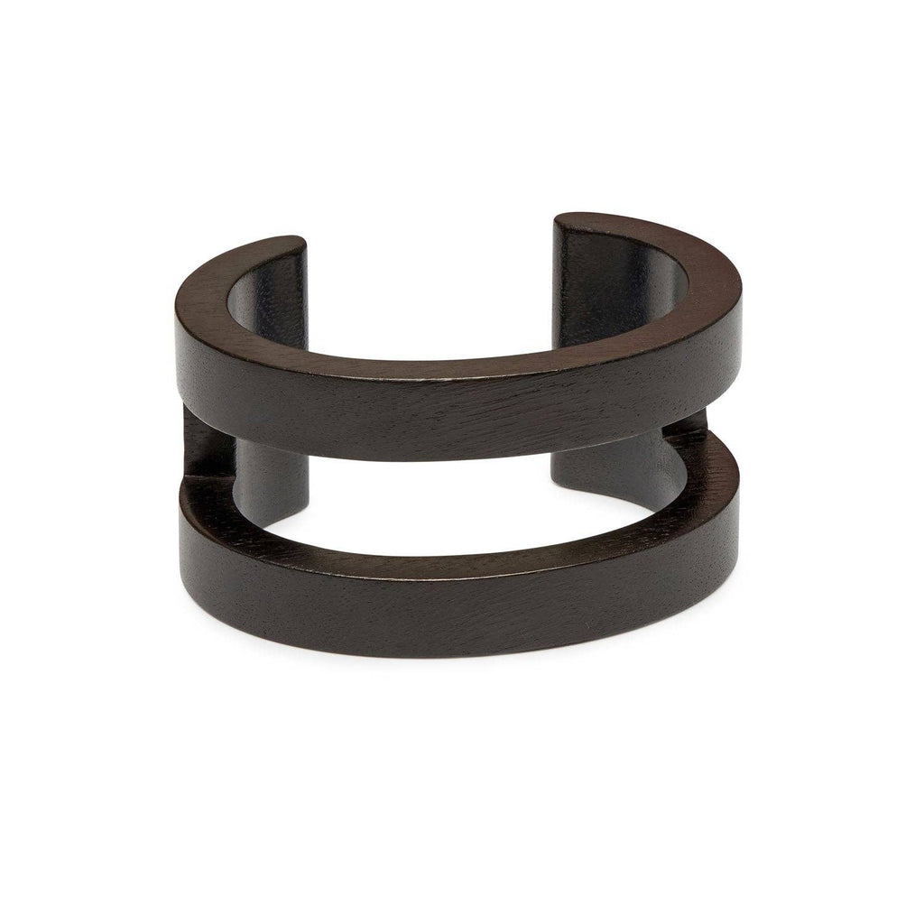 Black Wood Cut Out Cuff