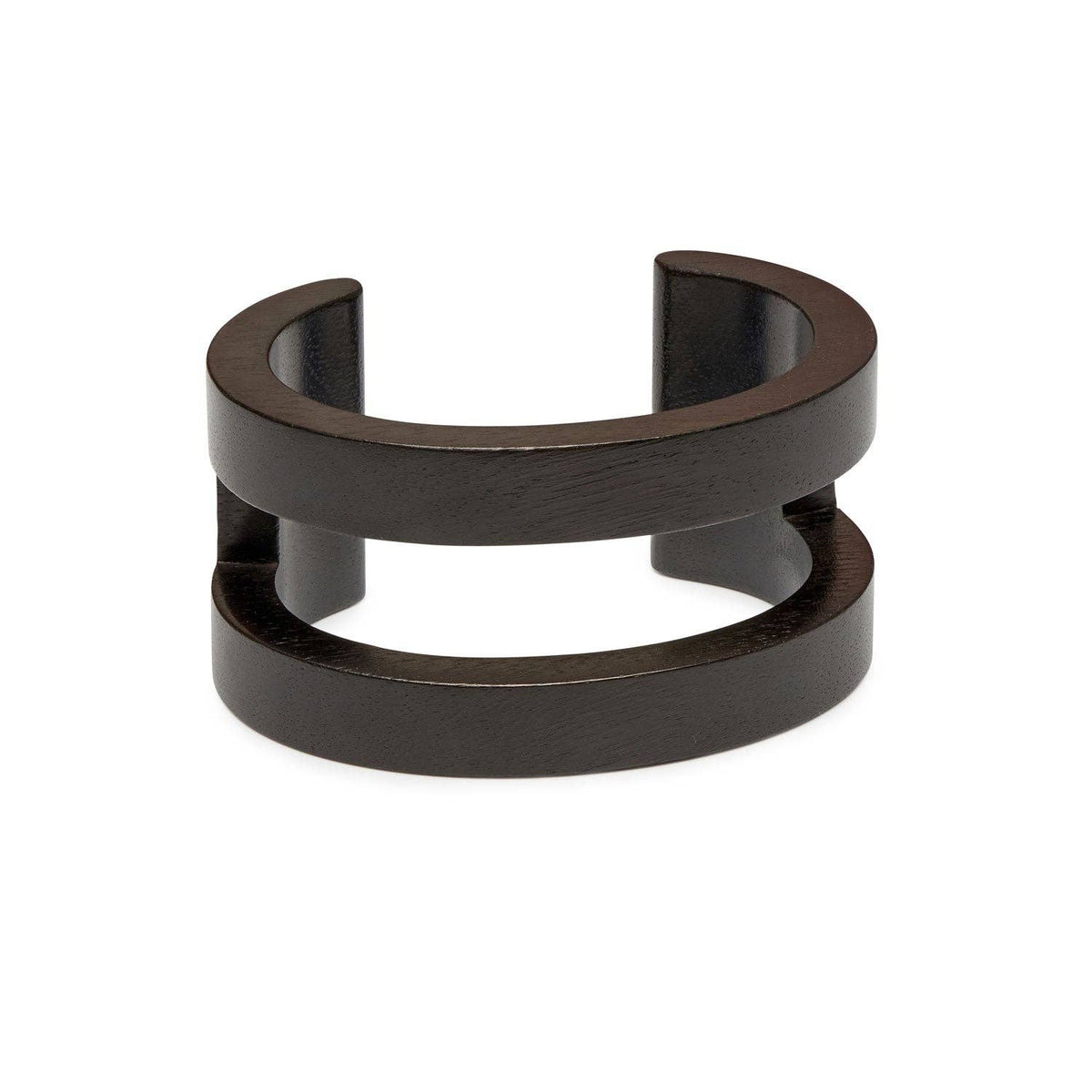 Black Wood Cut Out Cuff