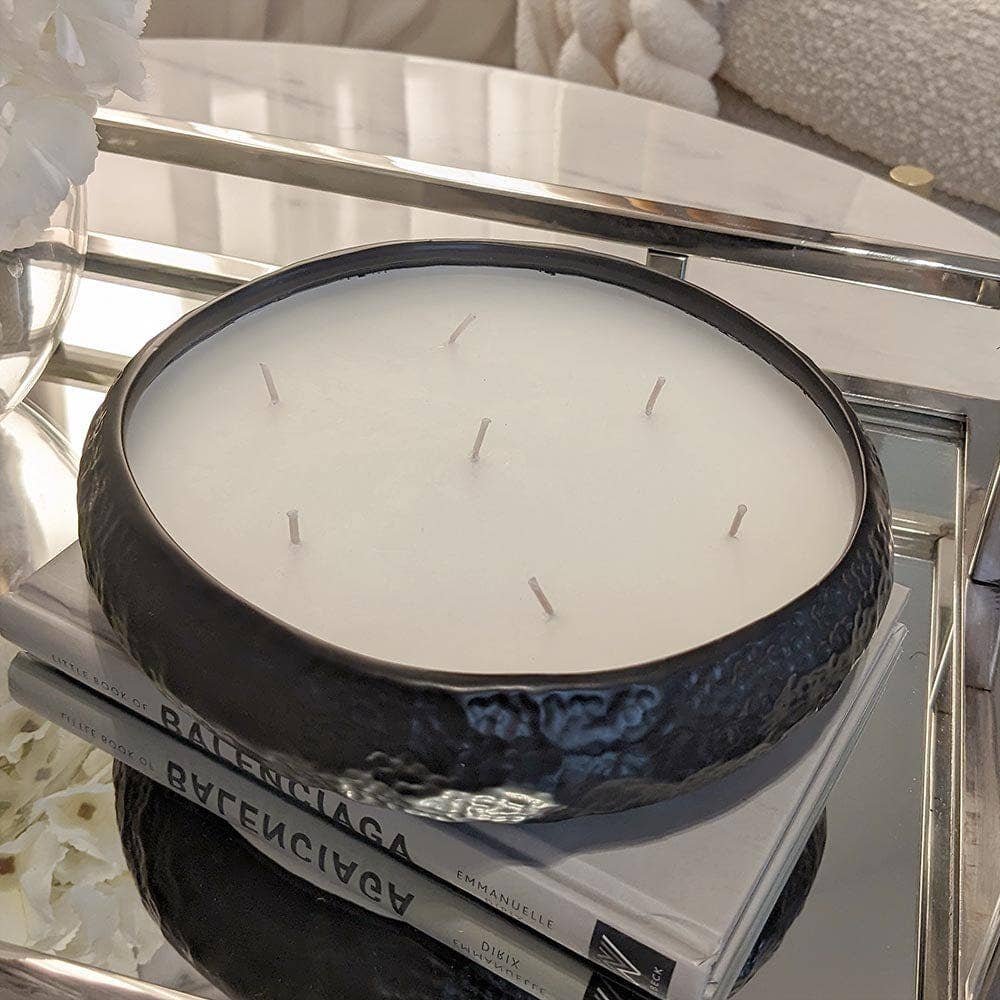 Aeolian 7 Wick Black Scented Candle