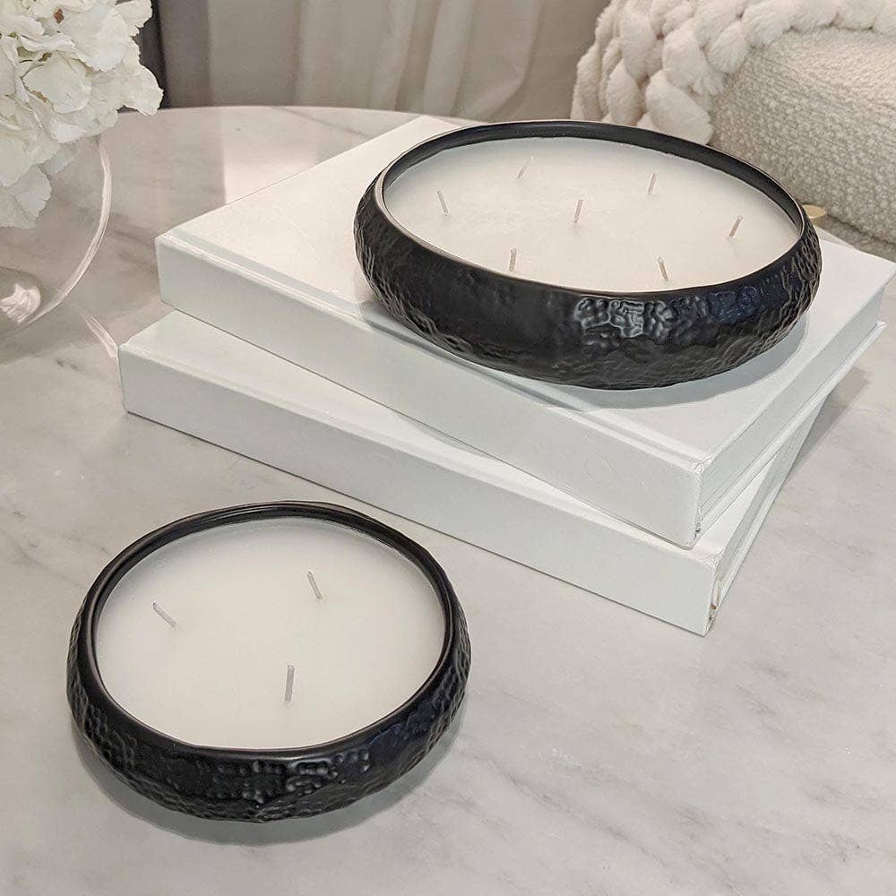 Aeolian 3 Wick Black Scented Candle