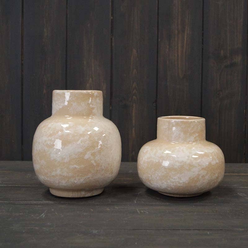 Marbled Ceramic Vase