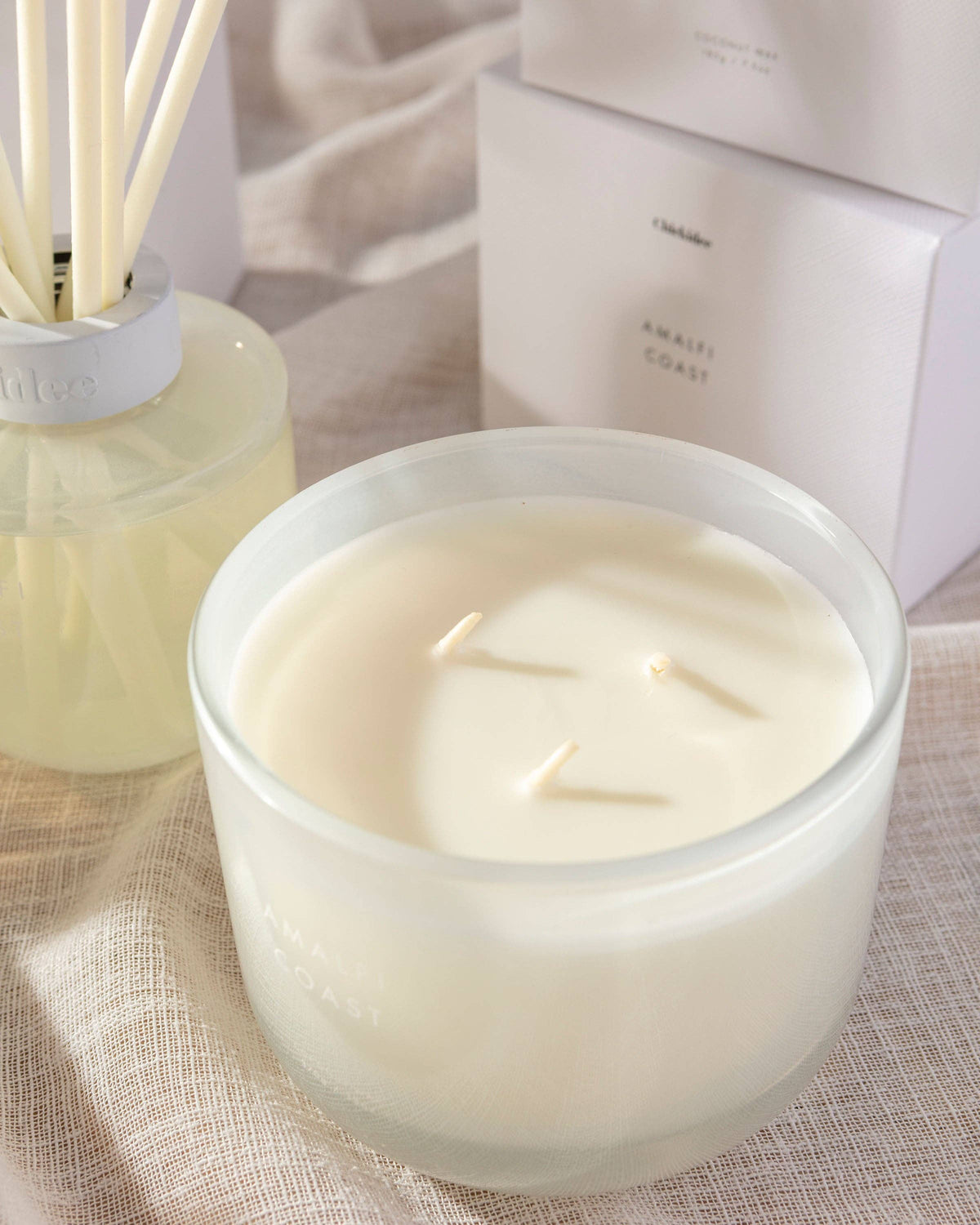 Amalfi Coast Neutral Core Candle Large - Abhaile Interiors