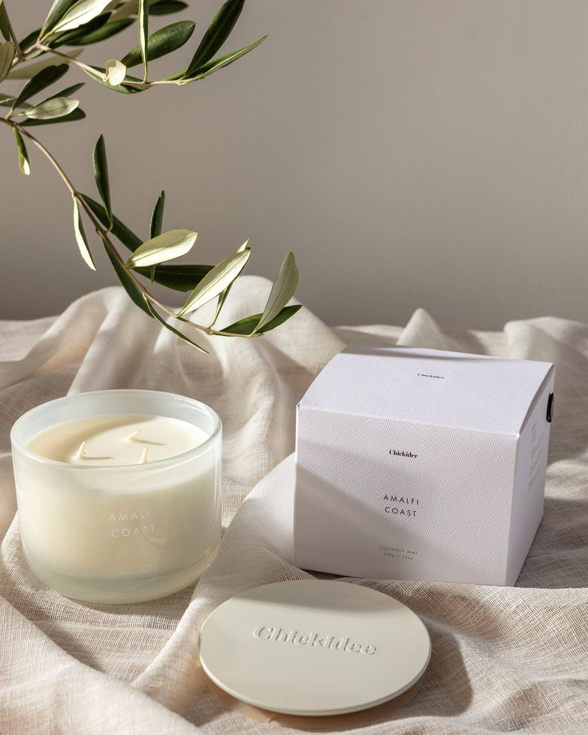 Amalfi Coast Neutral Core Candle Large - Abhaile Interiors