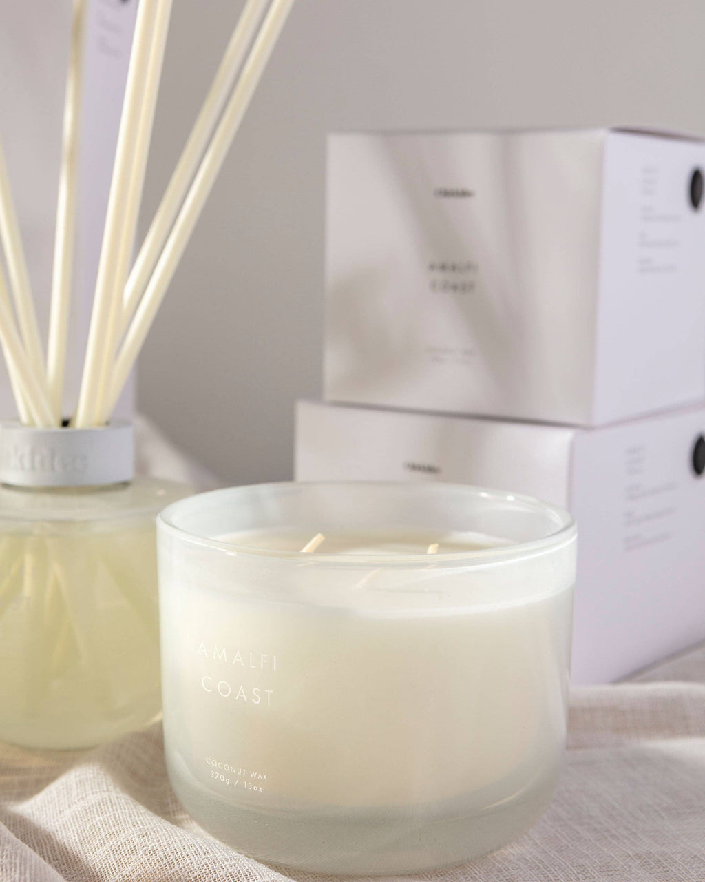 Amalfi Coast Neutral Core Candle Large - Abhaile Interiors