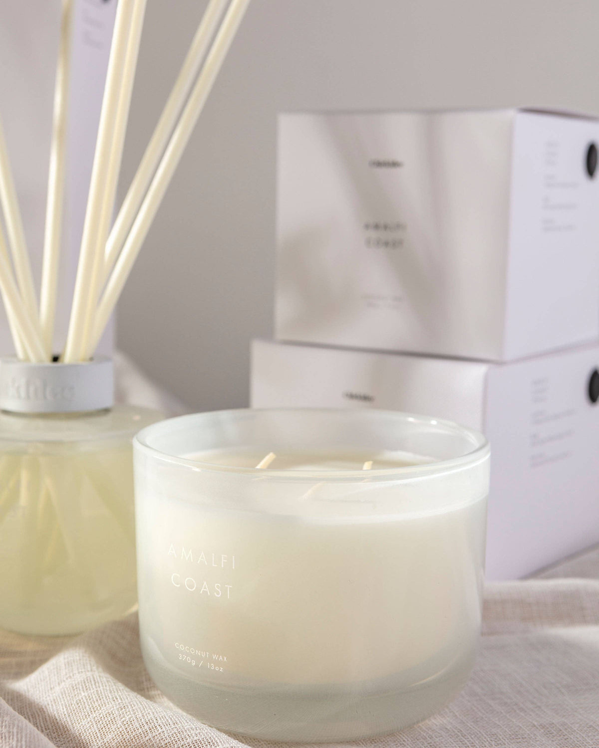 Amalfi Coast Neutral Core Candle Large - Abhaile Interiors
