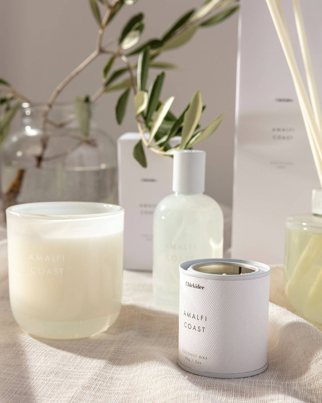 Amalfi Coast Neutral Core Candle Small - Abhaile Interiors