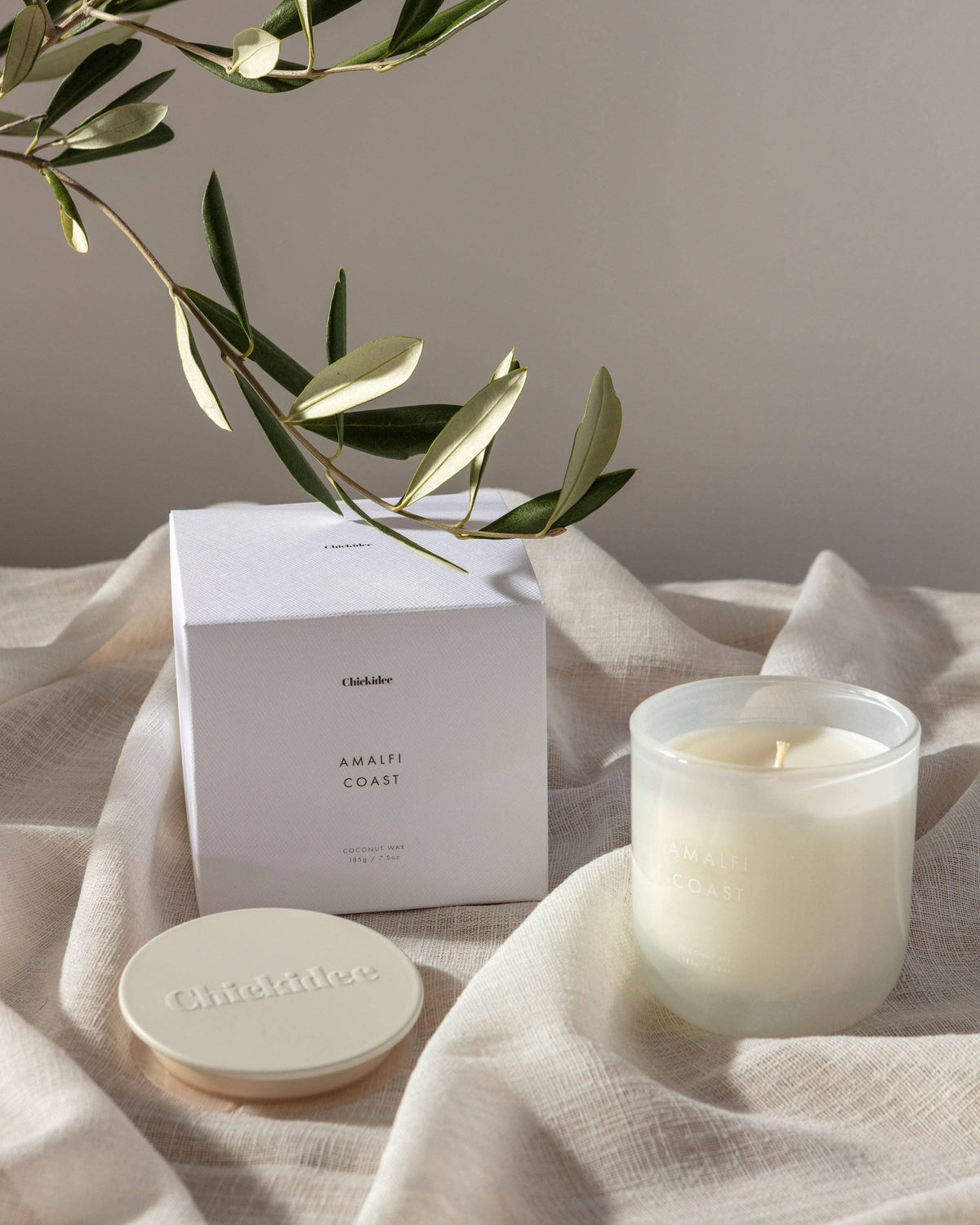 Amalfi Coast Neutral Core Candle Small - Abhaile Interiors