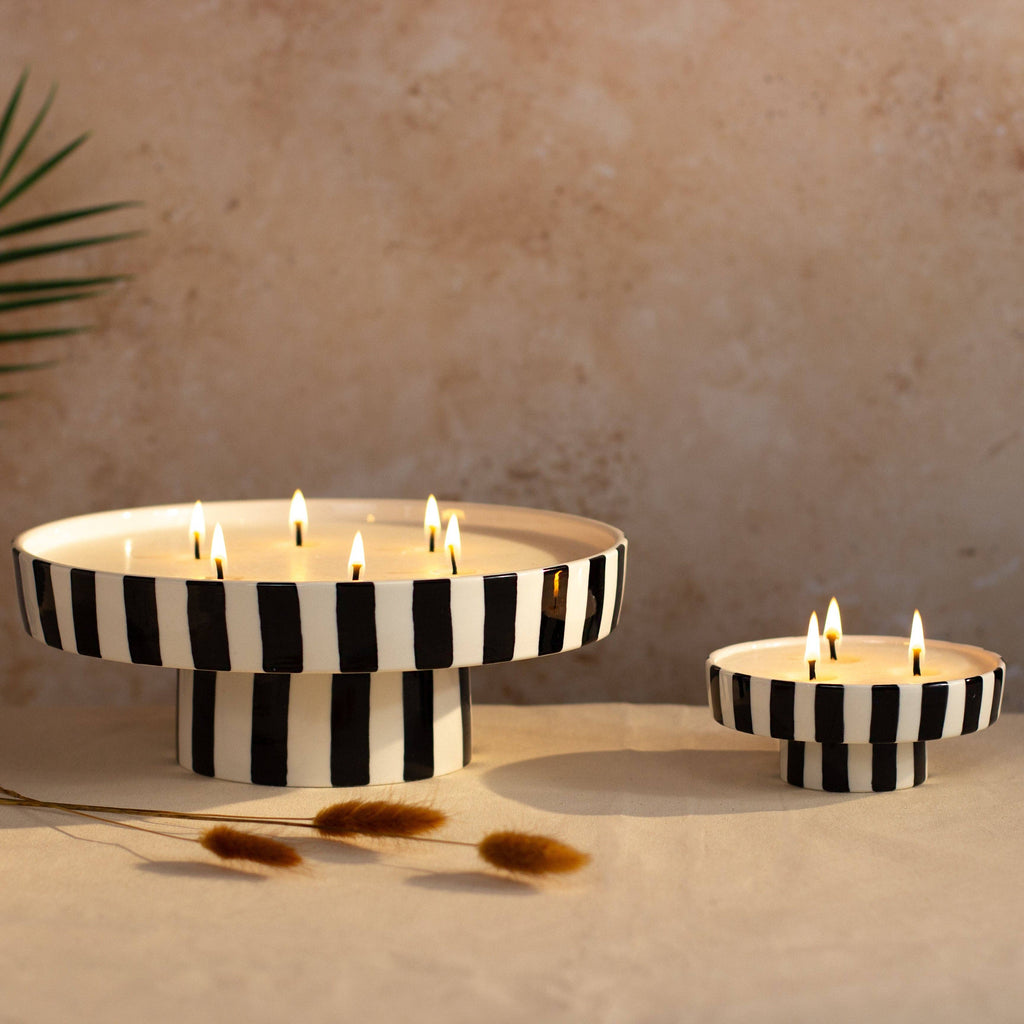 Marrakesh: Large Pedestal Candle - Myrrh & Tonka