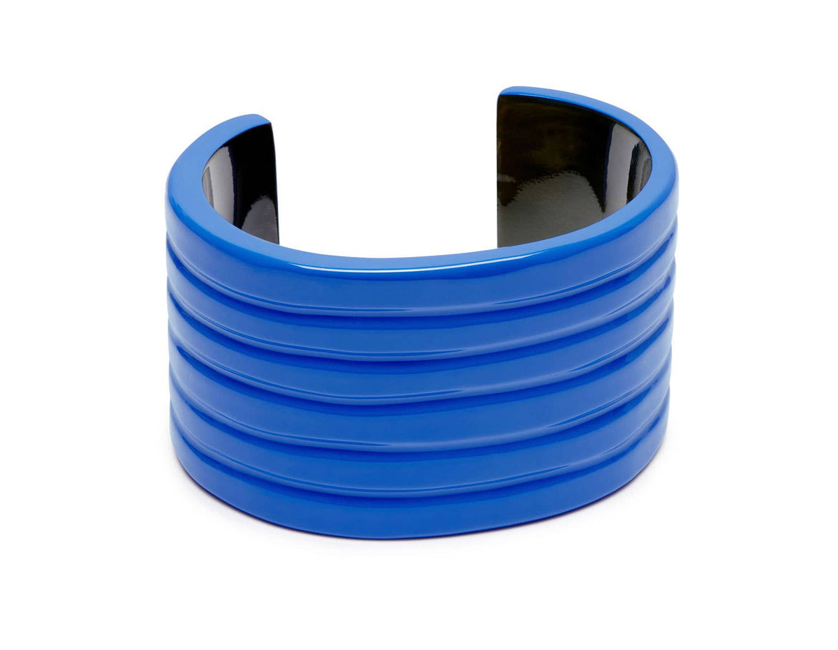 Bright Blue Horn Summer Cuff Bracelet - Abhaile Interiors