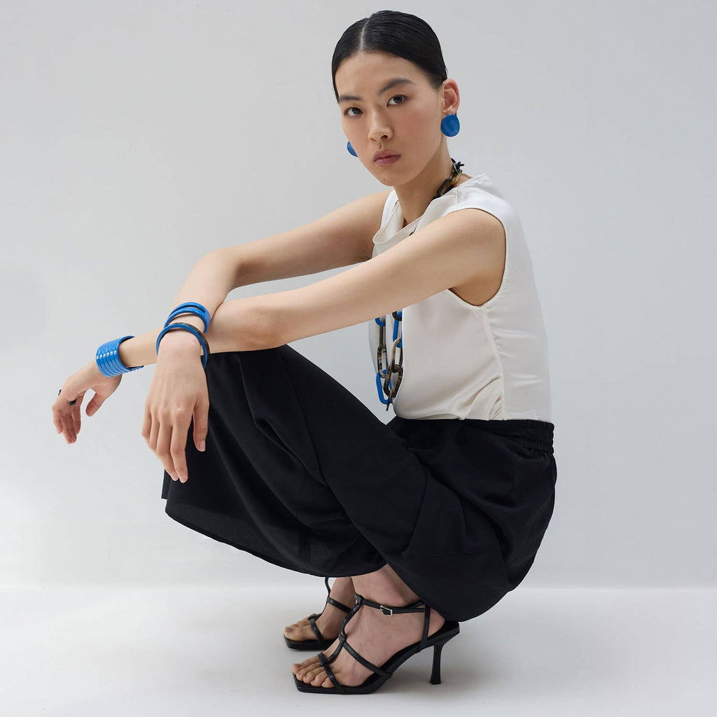 Bright Blue Horn Summer Cuff Bracelet - Abhaile Interiors