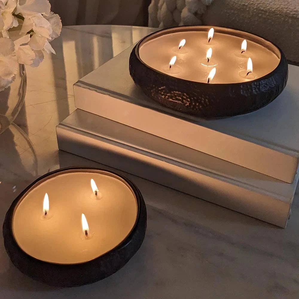 Aeolian 3 Wick Black Scented Candle
