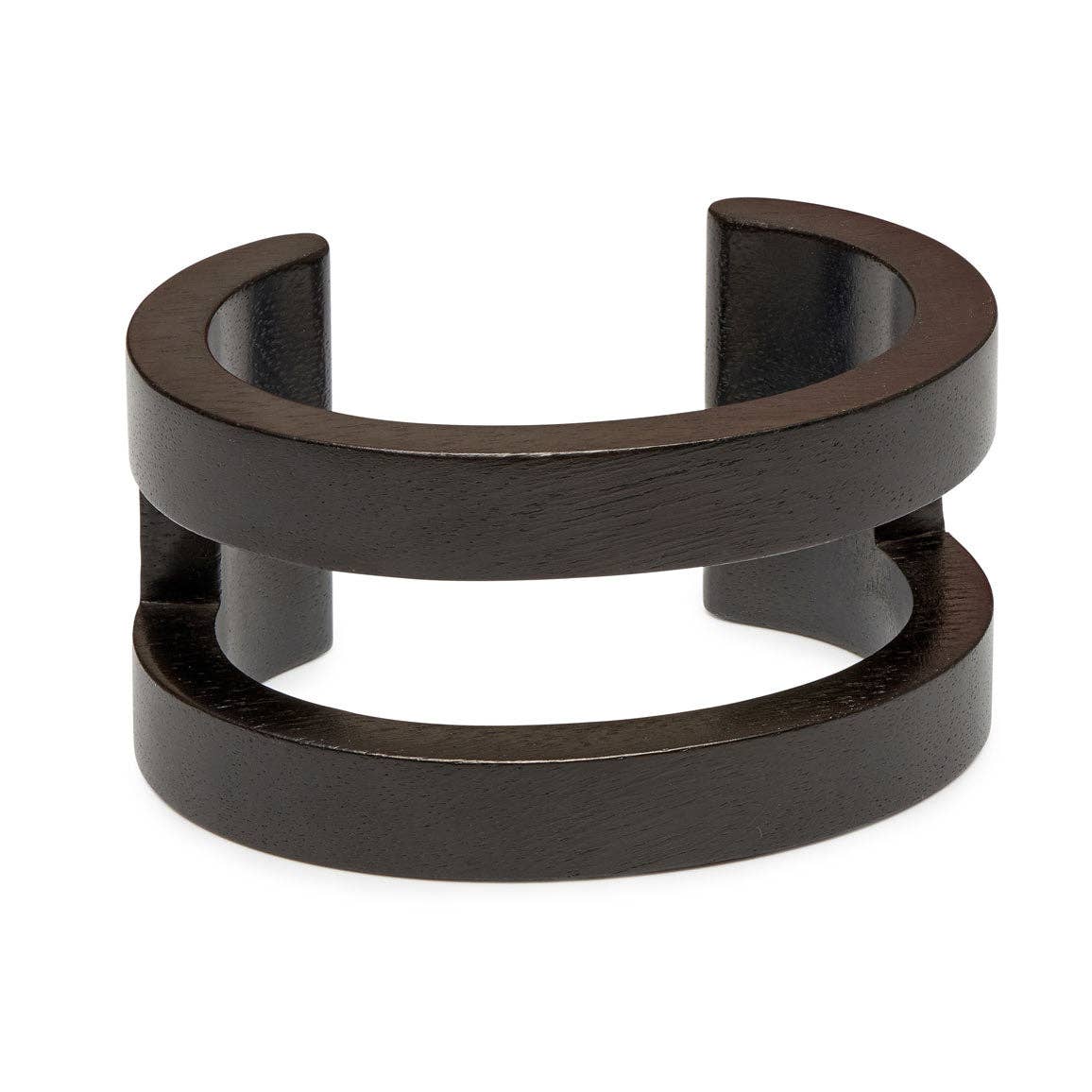 Black Wood Cut Out Cuff