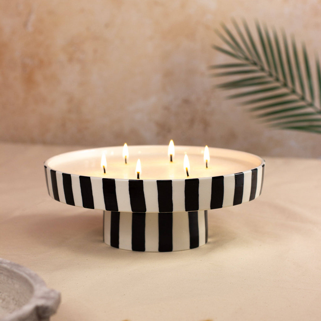 Marrakesh: Large Pedestal Candle - Myrrh & Tonka