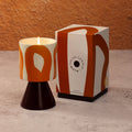 Kiln: Drip Glaze Candle Rust - Tomato Leaf