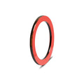 Flat Coral and Black Natural Bangle - Abhaile Interiors
