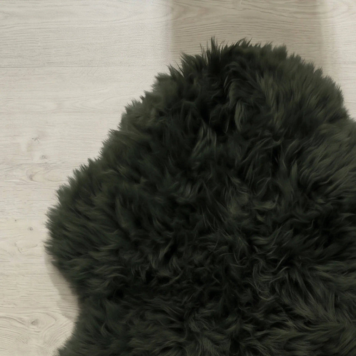 Forest Green Sheepskin Rug XXL - Abhaile Interiors