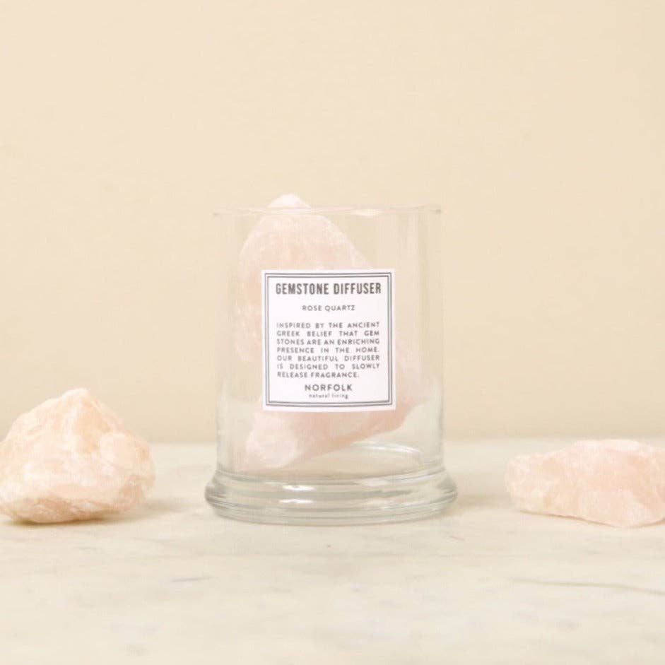 NEW* Gemstone Diffuser - Rose Quartz - Abhaile Interiors