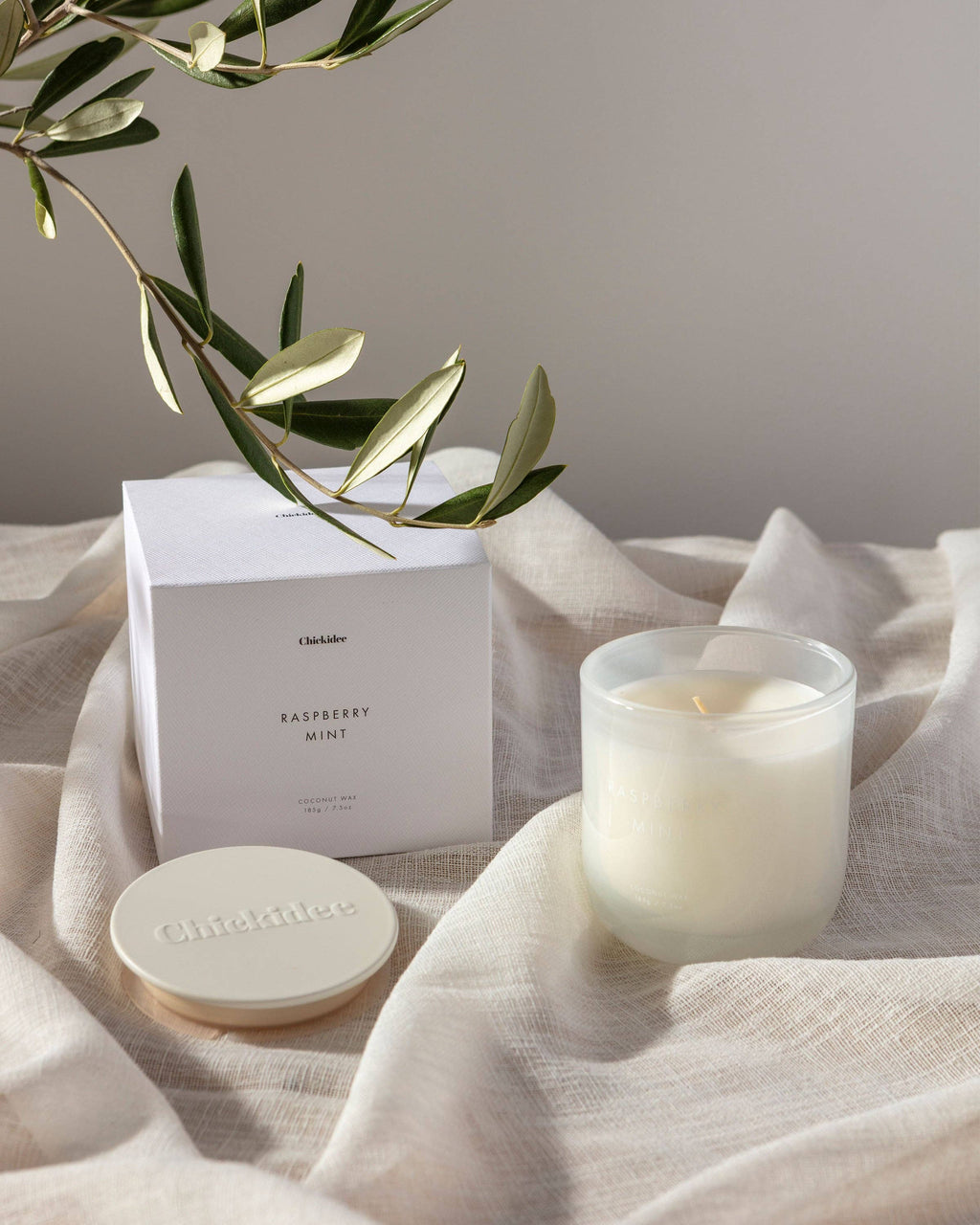 Raspberry Mint Neutral Core Candle Small - Abhaile Interiors