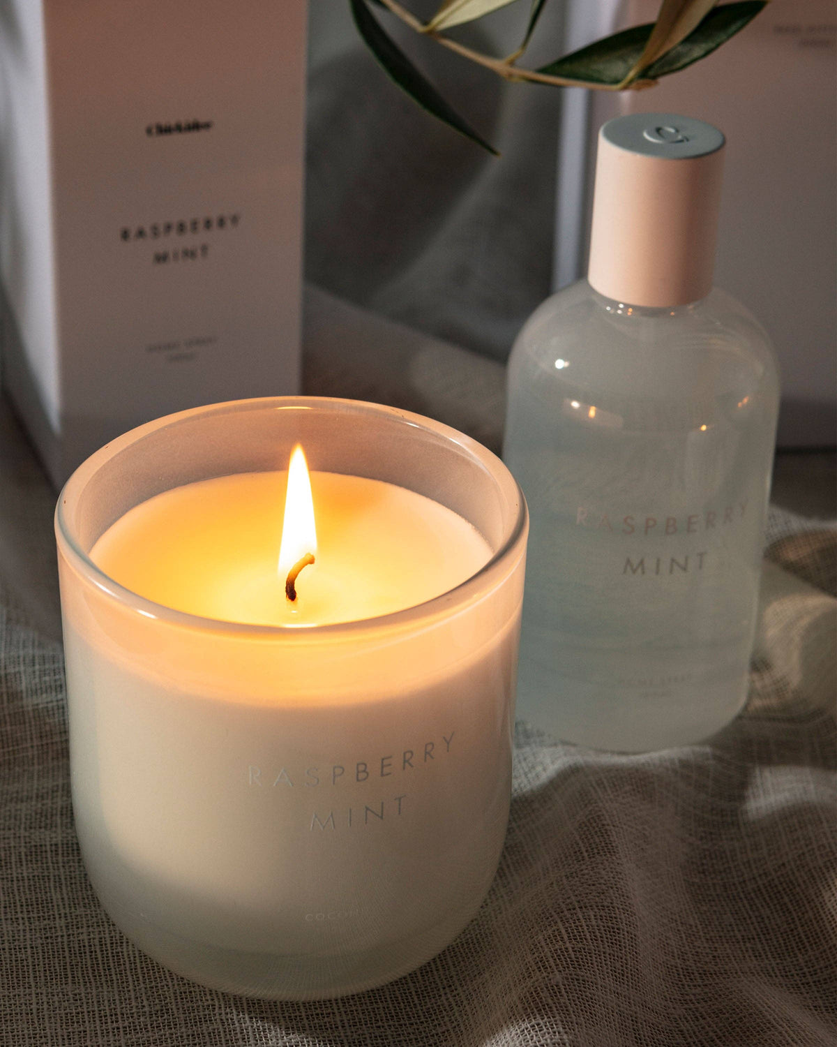 Raspberry Mint Neutral Core Candle Small - Abhaile Interiors