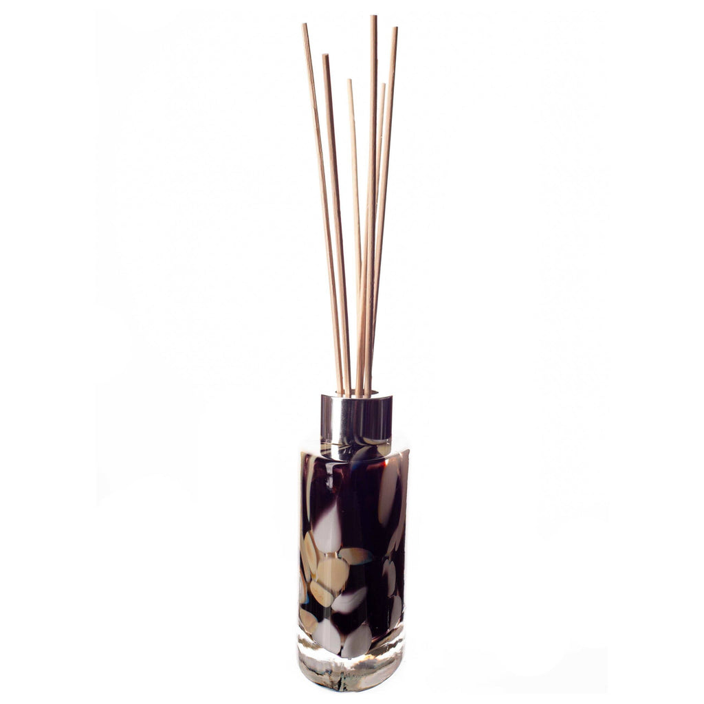 Reed Diffuser Small Ellipse Cylinder in Black, Beige & White - Abhaile Interiors