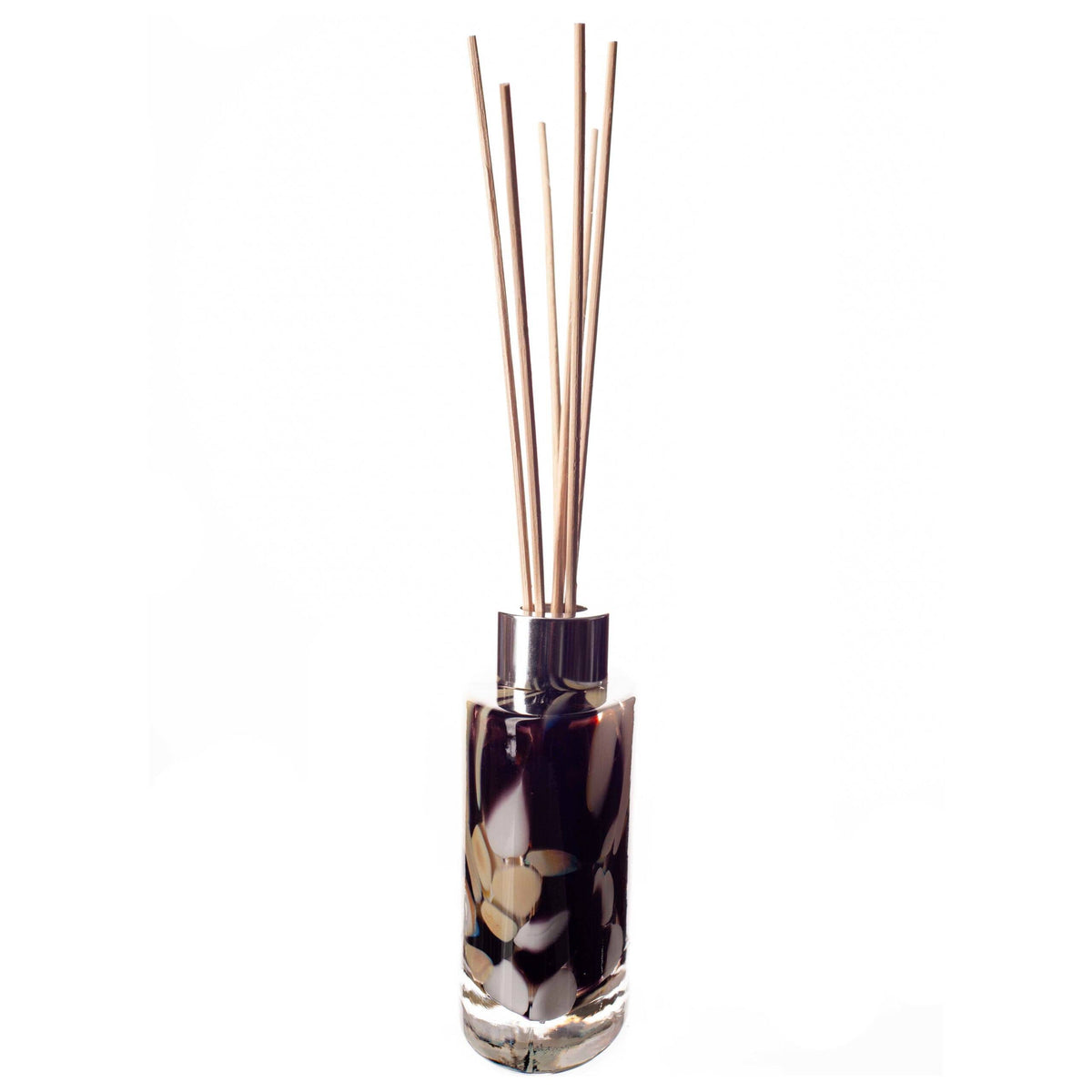 Reed Diffuser Small Ellipse Cylinder in Black, Beige & White - Abhaile Interiors
