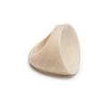 White Wood Statement Cocktail Ring : Medium - Abhaile Interiors